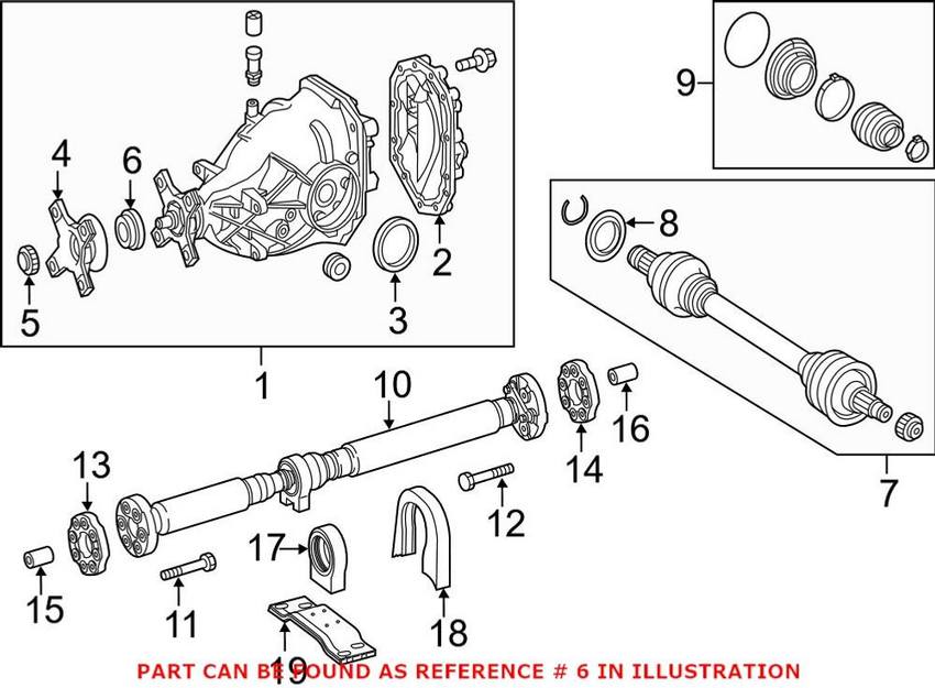 Mercedes Differential Pinion Seal - Rear 0139974346